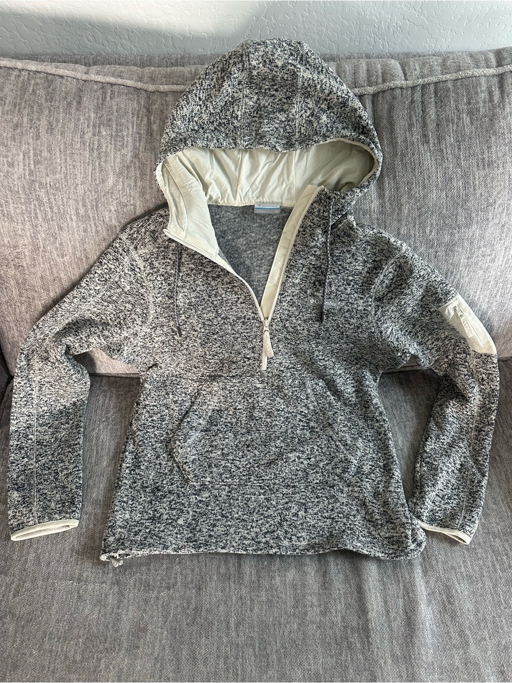 Women's Columbia Hooded Half-Zip Sweater/Jacket with Pocket